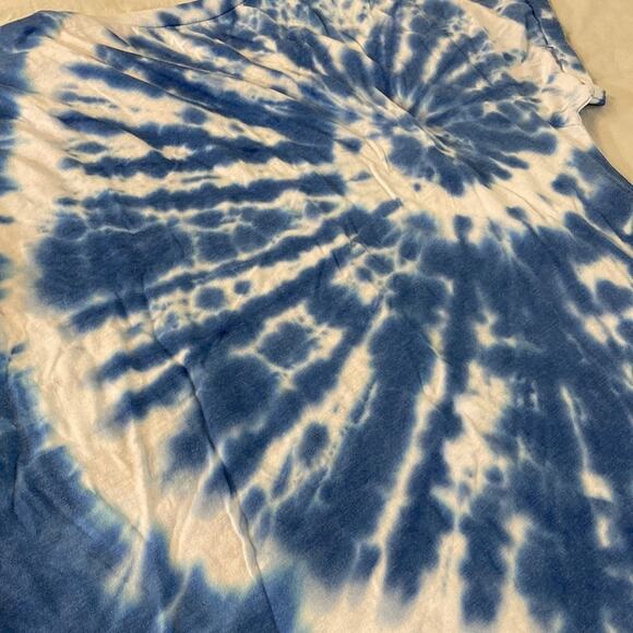 NWT Chaser Rebel Rebel David Bowie Blue Tie Dye T-Shirt Size Medium - Picture 3 of 9